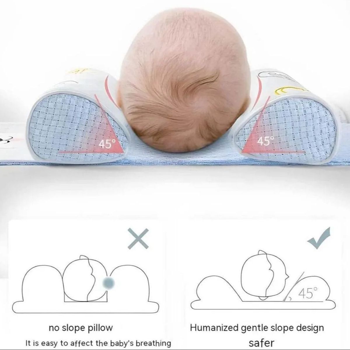 Adjustable Baby Head Shaping Pillow